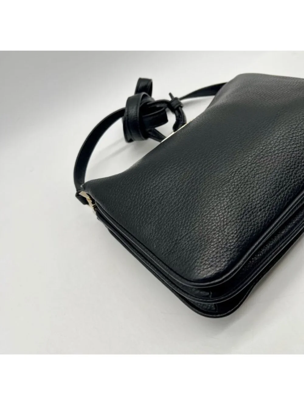 Kate Spade Black Pebbled Leather Crossbody Bag